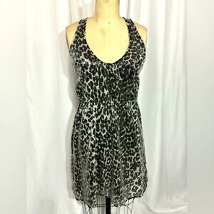 Rodarte for Target Metallic Leopard Sequin Mini Dress NWT Medium